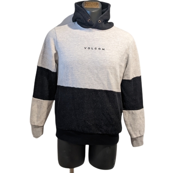 VOLCOM men’s black and cream colour lock hoodie small - Picture 2 of 9